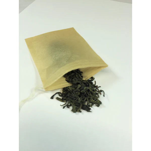 Unbleached paper tea bags